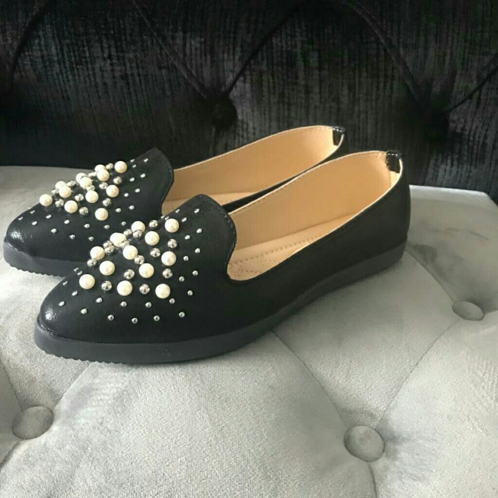 Black Loafer flats